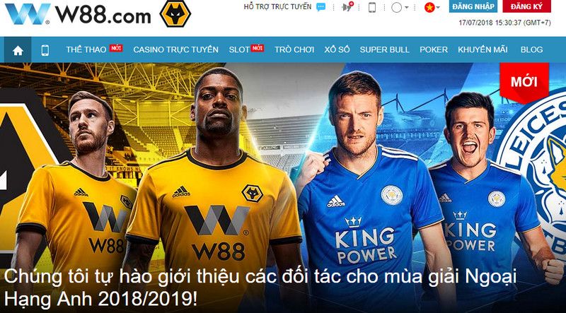 cách login w88 casino